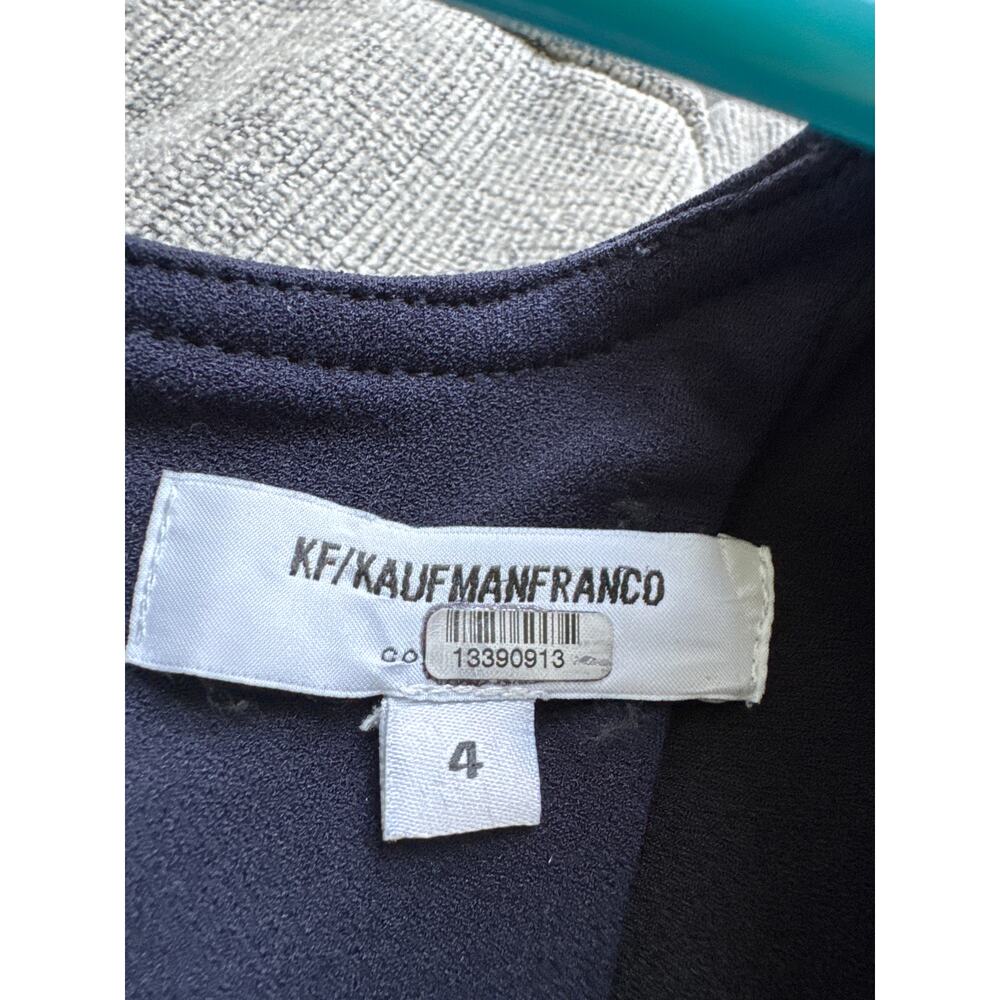 KaufmanFranco Collective Zip Up Colorblock Mini Sheath Dress Women's Size 4 - Picture 4 of 7